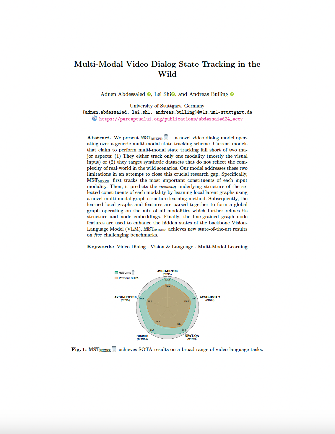 Multi-Modal Video Dialog State Tracking in the Wild