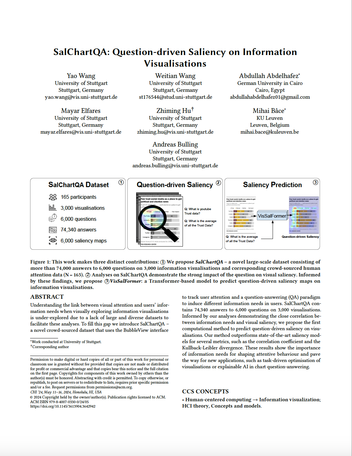 SalChartQA: Question-driven Saliency on Information Visualisations